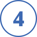 Number four in blue circle